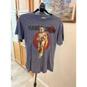 Boba Fett Mandalorian Bounty Hunter Star Wars Mad Engine T-Shirt Men's Small K43